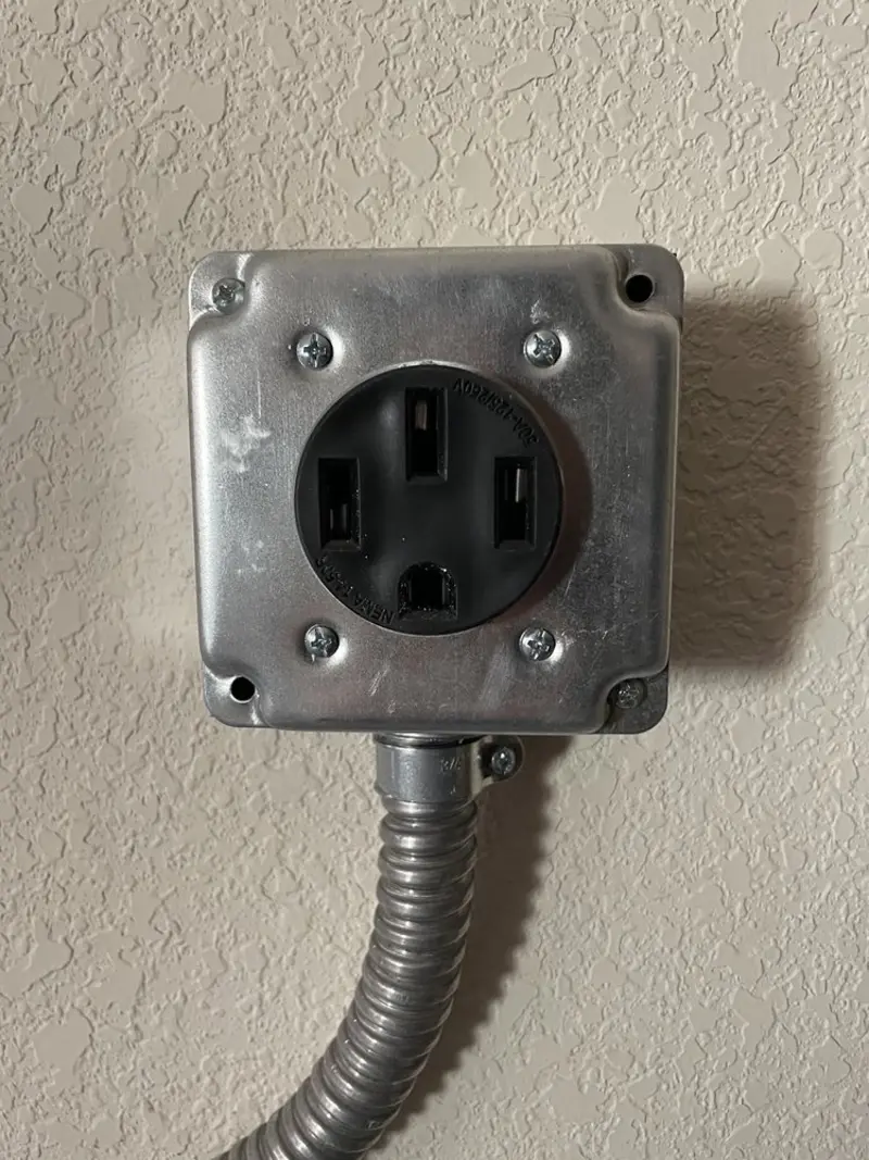 NEMA 14-50 outlet installed for Electrical Panel Upgrade in Grand Junction